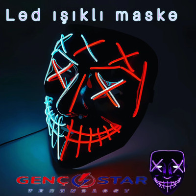 Led ışıklı maske