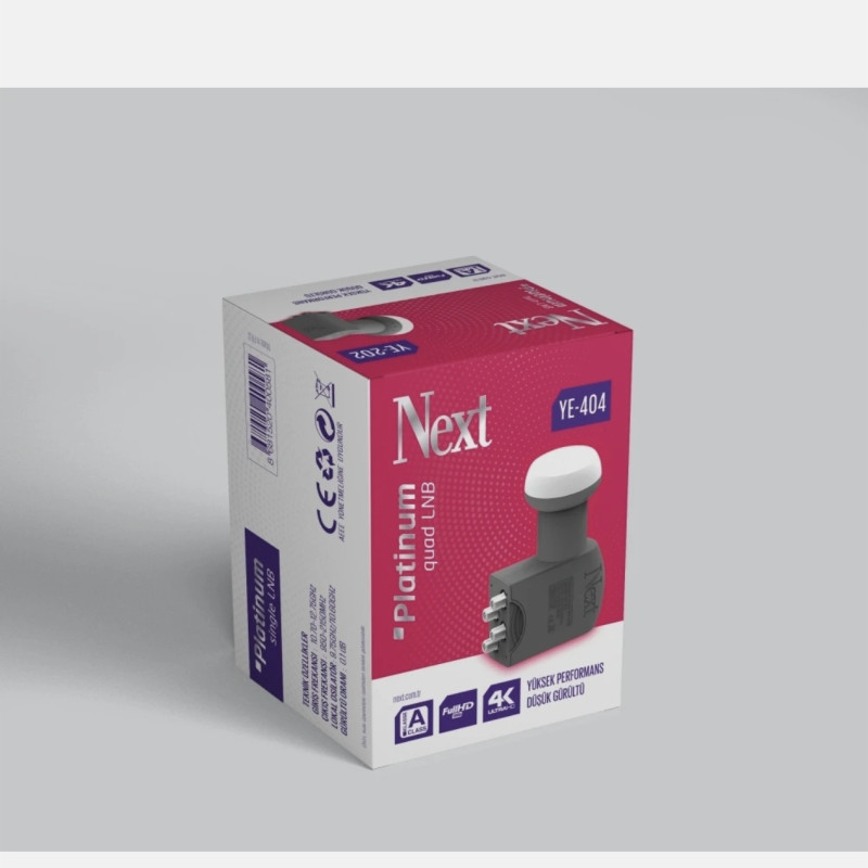 Next YE-404 quad platinium dörtlü LNB