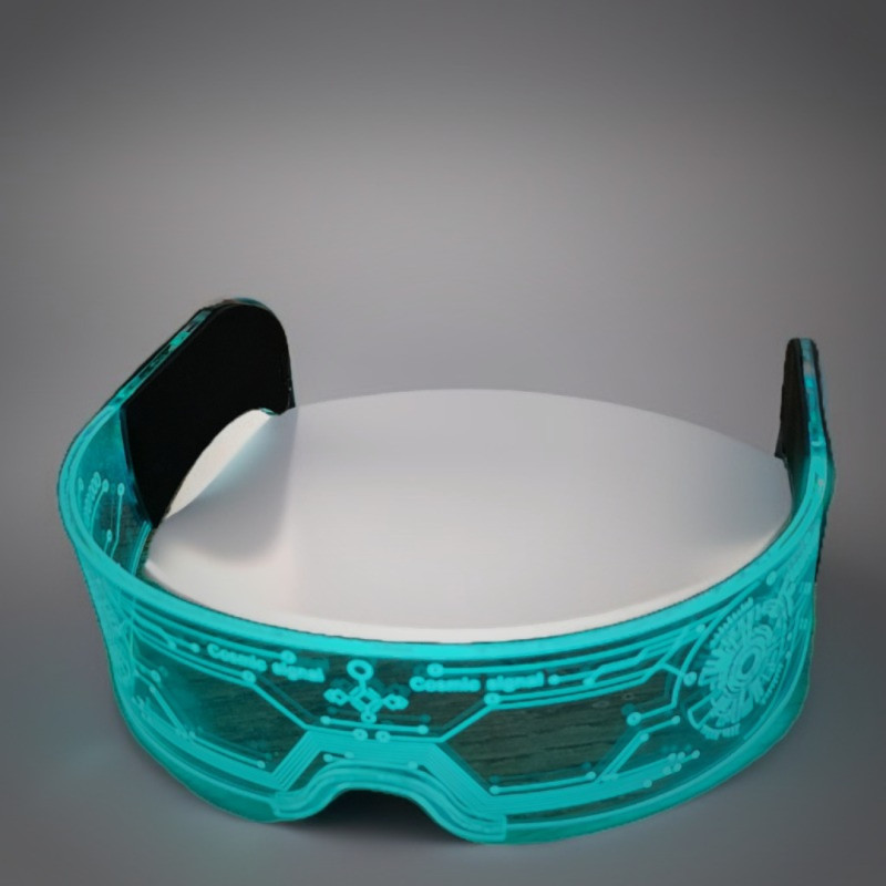 Led ışıklı modern gözlük (Tony Stark)