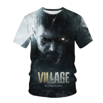 Resident evil Village baskılı tshirt 3XL
